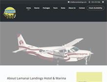 Tablet Screenshot of lamanailandings.com